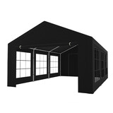 Lizzely Garden & Living Partytent 4x6m zwart semi professioneel