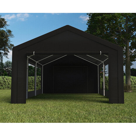 Lizzely Garden & Living Partytent 4x6m zwart semi professioneel Lizzely Garden & Living Partytent 4x6m zwart semi professioneel