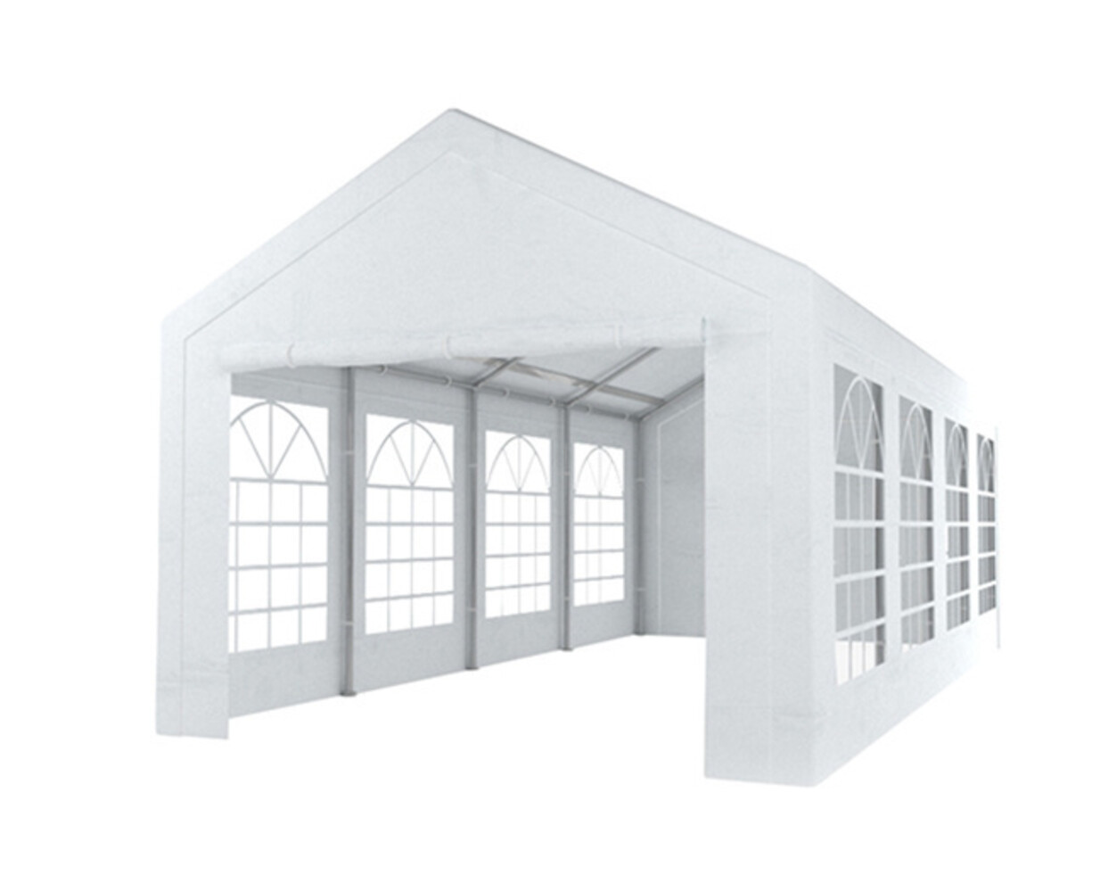 Partytent 4x8m wit semi professioneel Partytent 4x8m wit semi professioneel