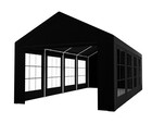 Partytent 4x8m zwart semi professioneel