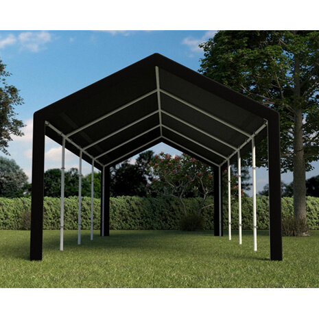 Lizzely Garden & Living Partytent 4x8m zwart semi professioneel