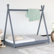 Lizzely Garden & Living Peuterbed Michelle grijs hout 148x76x137cm kinderbed inclusief lattenbodem Lizzely Garden & Living Peuterbed Michelle grijs hout 148x76x137cm kinderbed inclusief lattenbodem