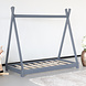 Lizzely Garden & Living Peuterbed Michelle grijs hout 148x76x137cm kinderbed inclusief lattenbodem Lizzely Garden & Living Peuterbed Michelle grijs hout 148x76x137cm kinderbed inclusief lattenbodem