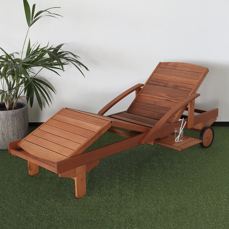 Lizzely Garden & Living Royale ligbed REKE ligstoel met kussen Lizzely Garden & Living Royale ligbed REKE ligstoel met kussen