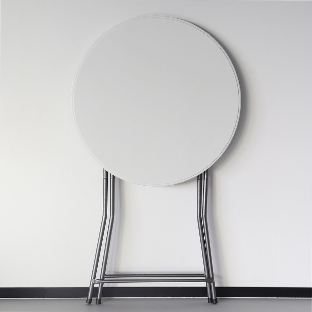 Statafel 80cm wit breed blad