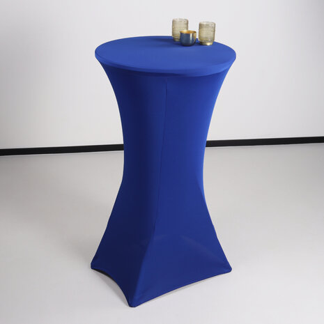 Lizzely Garden & Living Stretch rok blauw statafelrok statafel 60cm statafelhoes Lizzely Garden & Living Stretch rok blauw statafelrok statafel 60cm statafelhoes