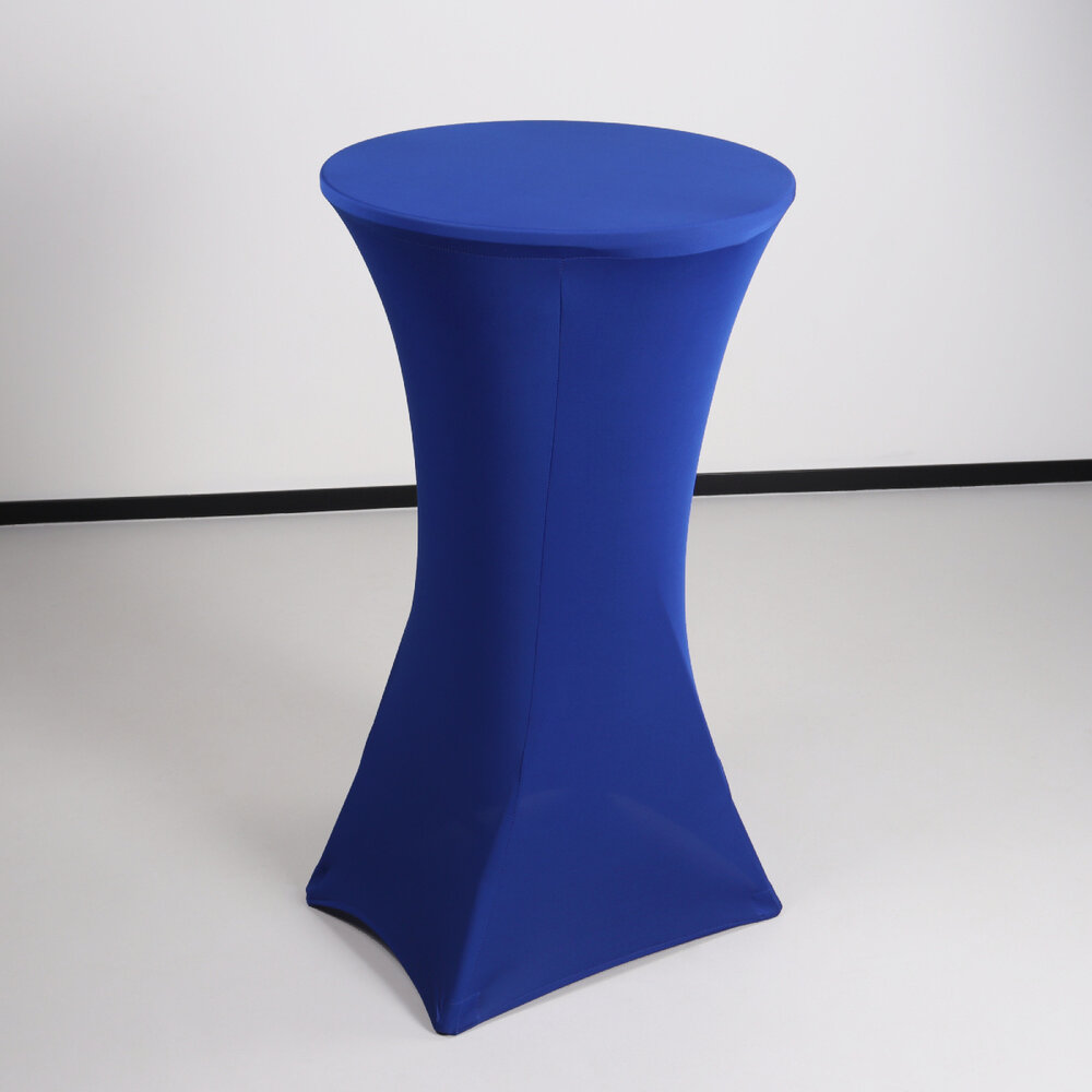 Stretch rok blauw statafelrok statafel 60cm statafelhoes Stretch rok blauw statafelrok statafel 60cm statafelhoes