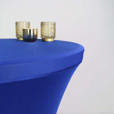 Lizzely Garden & Living Stretch rok blauw statafelrok statafel 80cm statafelhoes