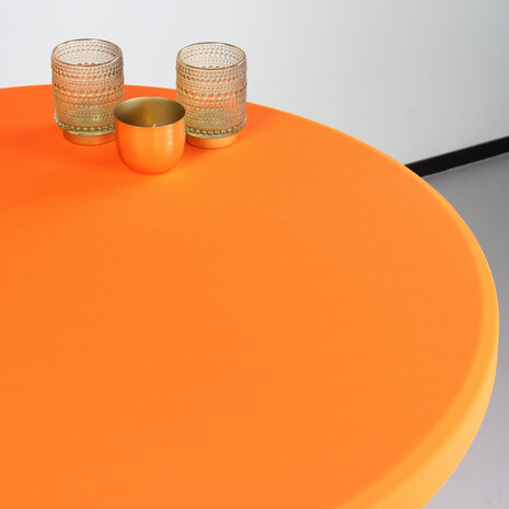 Lizzely Garden & Living Stretch rok oranje statafelrok statafel 80cm statafelhoes Lizzely Garden & Living Stretch rok oranje statafelrok statafel 80cm statafelhoes