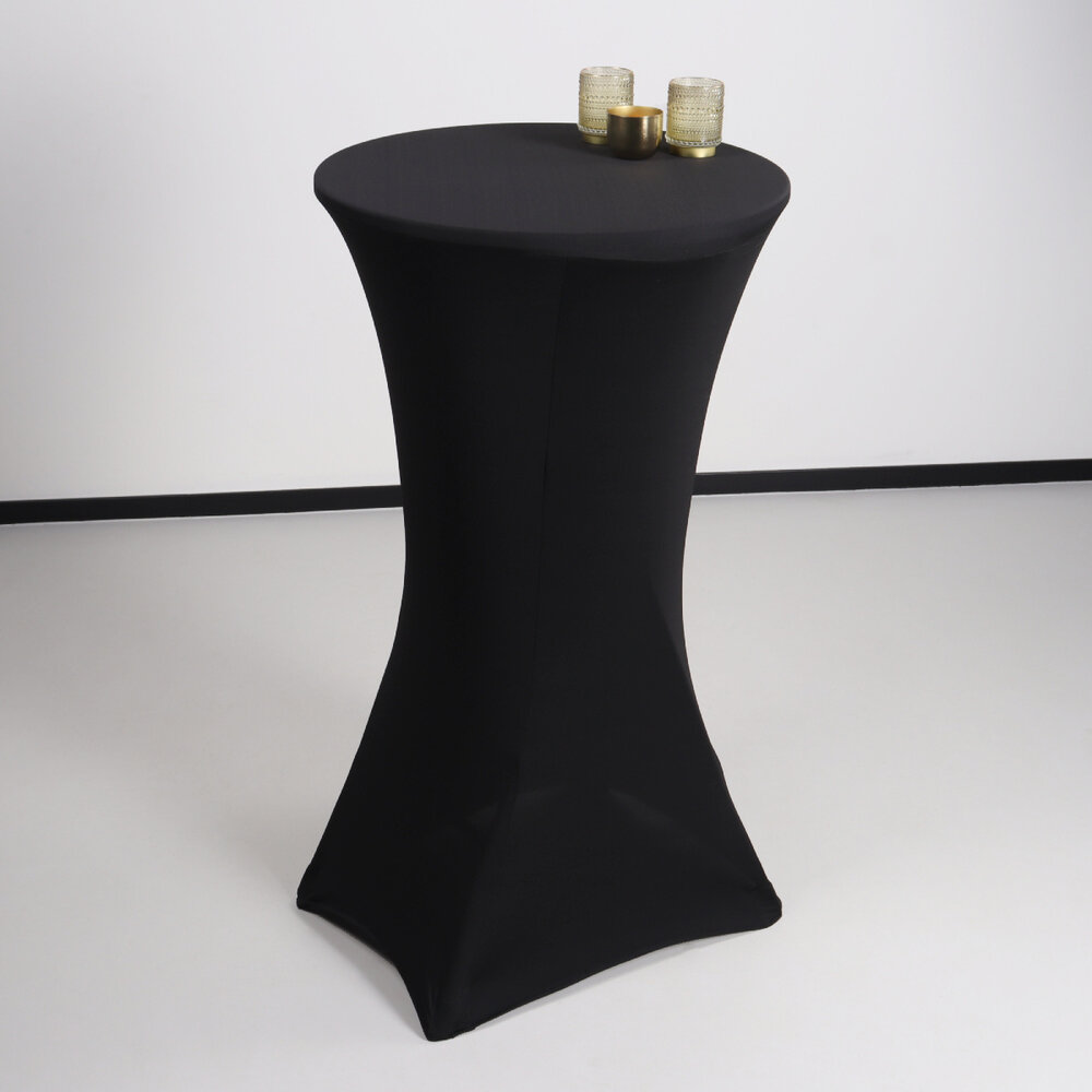 Stretch rok zwart statafelrok statafel 60cm statafelhoes Stretch rok zwart statafelrok statafel 60cm statafelhoes