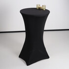 Stretch rok zwart statafelrok statafel 60cm statafelhoes Stretch rok zwart statafelrok statafel 60cm statafelhoes