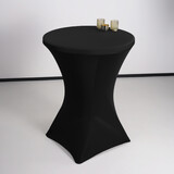 Lizzely Garden & Living Stretch rok zwart statafelrok statafel 80cm statafelhoes