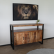 Lizzely Garden & Living TV meubel mangohout Maudy 135cm industrieel duurzaam massief hout mango Lizzely Garden & Living TV meubel mangohout Maudy 135cm industrieel duurzaam massief hout mango