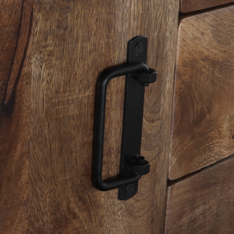 Lizzely Garden & Living TV meubel mangohout Robin 135cm industrieel duurzaam massief hout mango Lizzely Garden & Living TV meubel mangohout Robin 135cm industrieel duurzaam massief hout mango