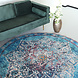 Lizzely Garden & Living Vloerkleed rond vintage 200cm wit lichtblauw perzisch oosters tapijt Lizzely Garden & Living Vloerkleed rond vintage 200cm wit lichtblauw perzisch oosters tapijt