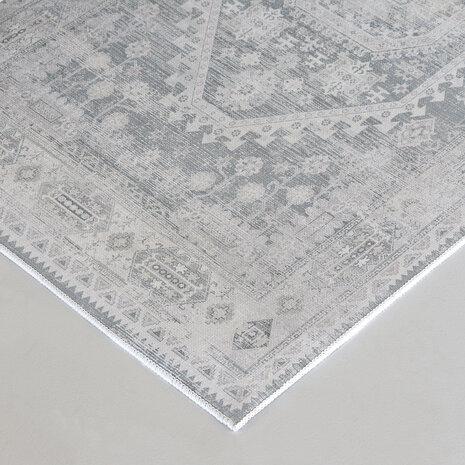 Lizzely Garden & Living Vloerkleed vintage 160x220cm wit grijs perzisch oosters tapijt