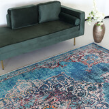 Lizzely Garden & Living Vloerkleed vintage 200x300cm blauw perzisch oosters tapijt