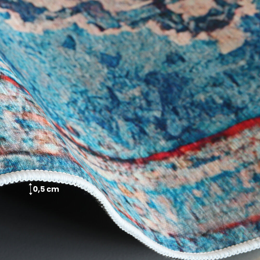 Vloerkleed vintage 200x300cm blauw perzisch oosters tapijt