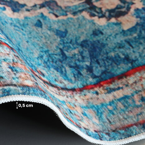 Lizzely Garden & Living Vloerkleed vintage 200x300cm blauw perzisch oosters tapijt