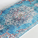 Lizzely Garden & Living Vloerkleed vintage 70x140cm blauw perzisch oosters tapijt Lizzely Garden & Living Vloerkleed vintage 70x140cm blauw perzisch oosters tapijt
