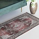 Lizzely Garden & Living Vloerkleed vintage 70x140cm donkerrood perzisch oosters tapijt Lizzely Garden & Living Vloerkleed vintage 70x140cm donkerrood perzisch oosters tapijt