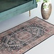 Lizzely Garden & Living Vloerkleed vintage 70x140cm rood blauw perzisch oosters tapijt Lizzely Garden & Living Vloerkleed vintage 70x140cm rood blauw perzisch oosters tapijt