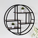 Lizzely Garden & Living Wandrek industrieel Hilde 76x20x76cm Lizzely Garden & Living Wandrek industrieel Hilde 76x20x76cm