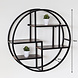 Lizzely Garden & Living Wandrek industrieel Hilde 76x20x76cm Lizzely Garden & Living Wandrek industrieel Hilde 76x20x76cm