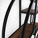 Lizzely Garden & Living Wandrek Maxime industrieel 76cm duurzaam mangohout en metaal muurdecoratie mango Lizzely Garden & Living Wandrek Maxime industrieel 76cm duurzaam mangohout en metaal muurdecoratie mango