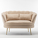 Lizzely Garden & Living Zitbank Belle 2 zits teddy beige bankstel 140cm stof incl. 2 kussens bank Lizzely Garden & Living Zitbank Belle 2 zits teddy beige bankstel 140cm stof incl. 2 kussens bank