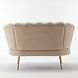 Lizzely Garden & Living Zitbank Belle 2 zits teddy beige bankstel 140cm stof incl. 2 kussens bank Lizzely Garden & Living Zitbank Belle 2 zits teddy beige bankstel 140cm stof incl. 2 kussens bank