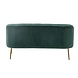 Lizzely Garden & Living Zitbank Joanne 2 zits velvet groen bankstel 140cm stof bank Lizzely Garden & Living Zitbank Joanne 2 zits velvet groen bankstel 140cm stof bank