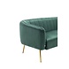 Lizzely Garden & Living Zitbank Joanne 2 zits velvet groen bankstel 140cm stof bank Lizzely Garden & Living Zitbank Joanne 2 zits velvet groen bankstel 140cm stof bank