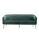 Lizzely Garden & Living Zitbank Joanne 3 zits velvet groen bankstel 180cm stof bank Lizzely Garden & Living Zitbank Joanne 3 zits velvet groen bankstel 180cm stof bank