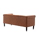 Lizzely Garden & Living Zitbank Chesterfield Nico 3 zits cognac 176cm bankstel Lizzely Garden & Living Zitbank Chesterfield Nico 3 zits cognac 176cm bankstel