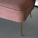 Lizzely Garden & Living Zitbank Rilaan 2 zits velvet oud roze bankstel 130cm Lizzely Garden & Living Zitbank Rilaan 2 zits velvet oud roze bankstel 130cm