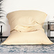 Lizzely Garden & Living Zitzak gaming stoel beige Merel zitkussen Lizzely Garden & Living Zitzak gaming stoel beige Merel zitkussen