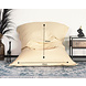 Lizzely Garden & Living Zitzak gaming stoel beige Merel zitkussen Lizzely Garden & Living Zitzak gaming stoel beige Merel zitkussen