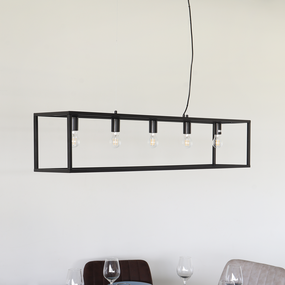 Lizzely Garden & Living Industriële hanglamp Laura plafondlamp zwart lamp Lizzely Garden & Living Industriële hanglamp Laura plafondlamp zwart lamp