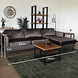 Lizzely Garden & Living Hoekbank Design Lizza 270cm bank donkergrijs velvet loungebank zowel links als rechts bankstel Lizzely Garden & Living Hoekbank Design Lizza 270cm bank donkergrijs velvet loungebank zowel links als rechts bankstel
