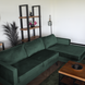 Lizzely Garden & Living Hoekbank design Lizza 270cm bank donkergroen velvet loungebank zowel links als rechts bankstel Lizzely Garden & Living Hoekbank design Lizza 270cm bank donkergroen velvet loungebank zowel links als rechts bankstel