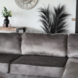 Lizzely Garden & Living Hoekbank Design Lizza 270cm bank grijs velvet loungebank zowel links als rechts bankstel Lizzely Garden & Living Hoekbank Design Lizza 270cm bank grijs velvet loungebank zowel links als rechts bankstel