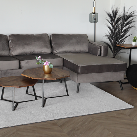 Lizzely Garden & Living Vloerkleed 160x230cm crème wit hoogpolig Liv fluffy vloerkleed