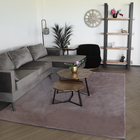 Vloerkleed 200x290cm roze hoogpolig Liv fluffy vloerkleed Vloerkleed 200x290cm roze hoogpolig Liv fluffy vloerkleed