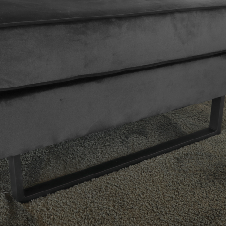 Lizzely Garden & Living Hoekbank design Puckerto 290cm bank velvet antraciet hoek loungebank links bankstel Lizzely Garden & Living Hoekbank design Puckerto 290cm bank velvet antraciet hoek loungebank links bankstel