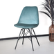 Lizzely Garden & Living Eetkamerstoel Viga lichtblauw velvet eetstoel Lizzely Garden & Living Eetkamerstoel Viga lichtblauw velvet eetstoel
