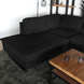 Lizzely Garden & Living Hoekbank design Puckerto 290cm bank teddy zwart hoek loungebank links bankstel Lizzely Garden & Living Hoekbank design Puckerto 290cm bank teddy zwart hoek loungebank links bankstel