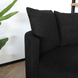Lizzely Garden & Living Fauteuil loveseat teddy zwart draaibare fauteuil Lizzely Garden & Living Fauteuil loveseat teddy zwart draaibare fauteuil