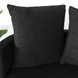 Lizzely Garden & Living Fauteuil loveseat teddy zwart draaibare fauteuil Lizzely Garden & Living Fauteuil loveseat teddy zwart draaibare fauteuil
