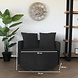 Lizzely Garden & Living Fauteuil loveseat teddy zwart draaibare fauteuil Lizzely Garden & Living Fauteuil loveseat teddy zwart draaibare fauteuil